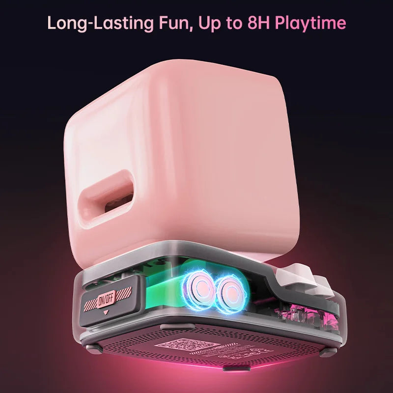 Retro Pixel Art Bluetooth Portable Speaker And Alarm Clock